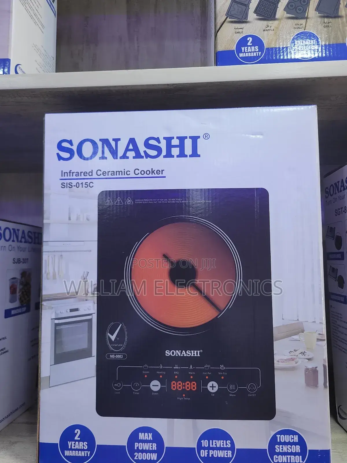Sonashi Infrared Ceramic Cooker Sis - 015c