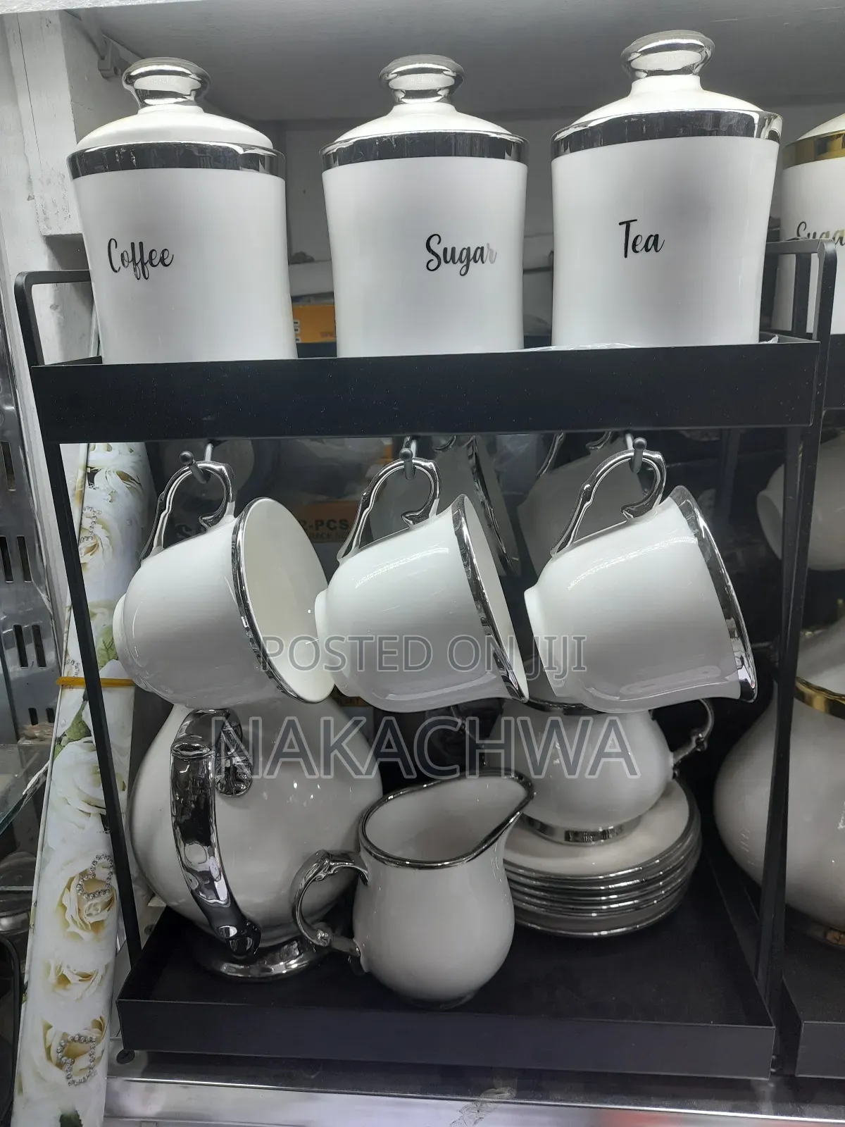 A Set of Coffee Cup and Sources