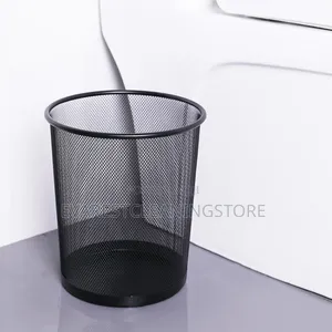Mesh Metalic Trash Office Bin