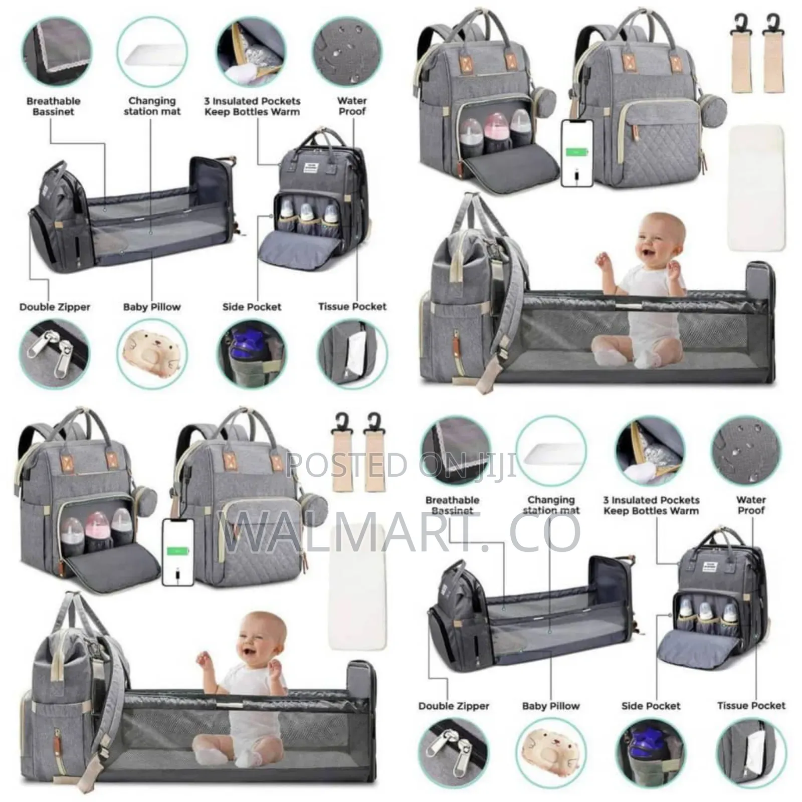 Backpack Baby Diaper Bag Organizer