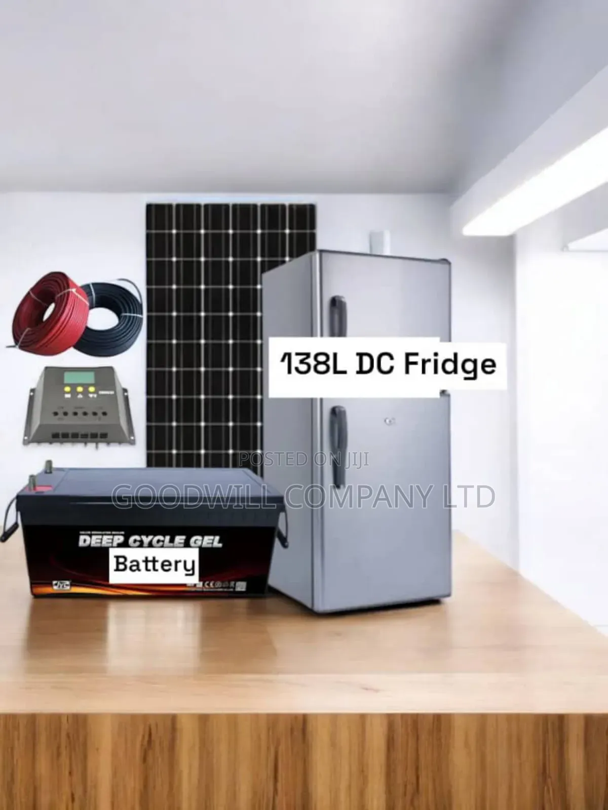 138 Liters Solar Fridge and 300w Solar System Turbo