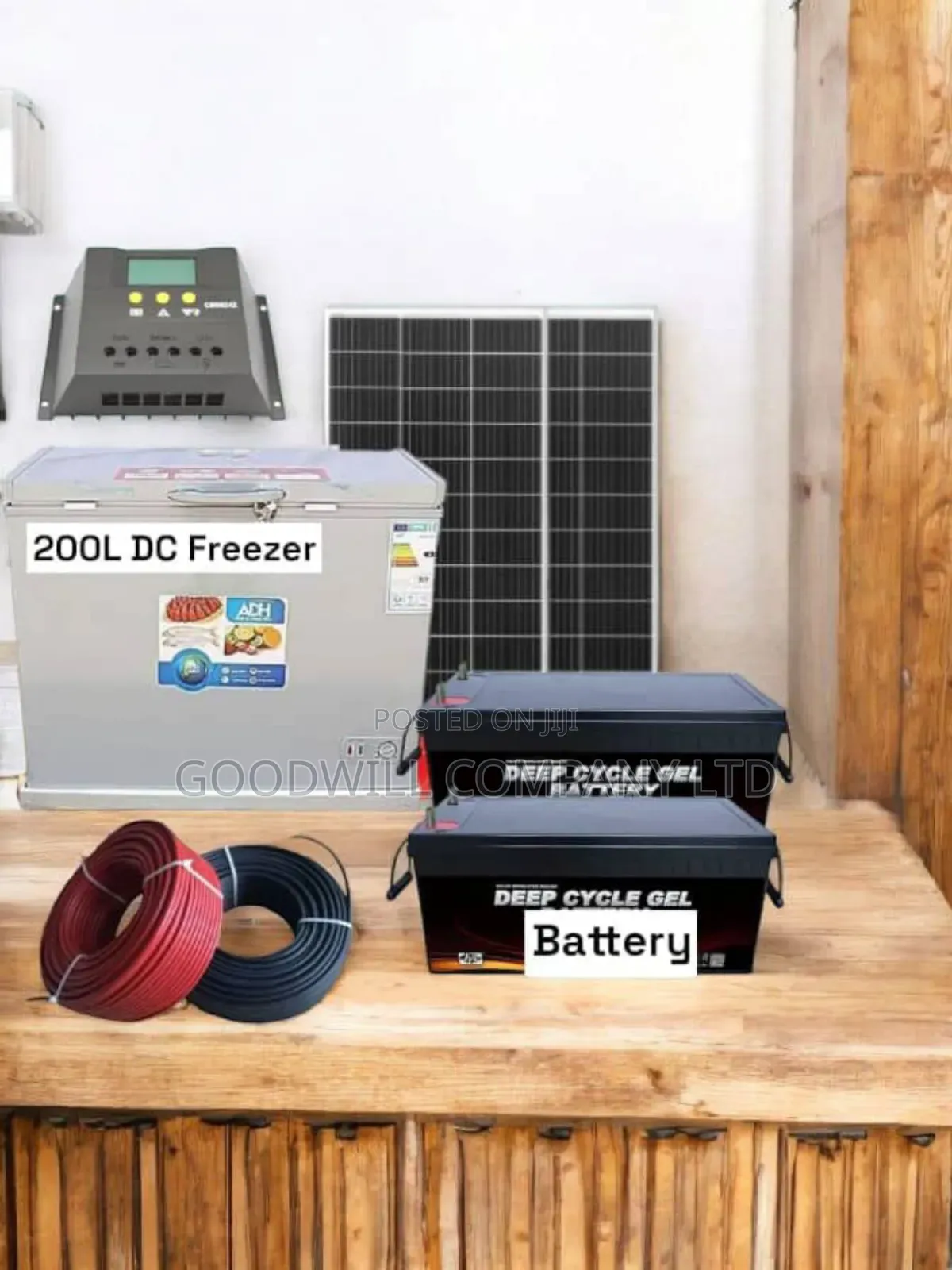 200 Liters Solar Deep Freezer and 400w Solar System Turbo
