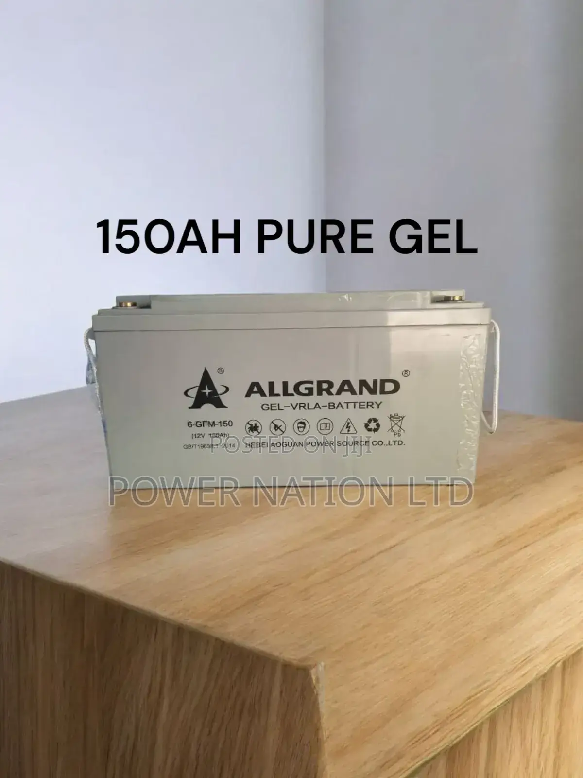 150ah Allgrand Pure Gel Battery Turbo Sun Picker