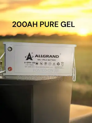 200ah Allgrand Pure Gel Battery Turbo Sun Picker