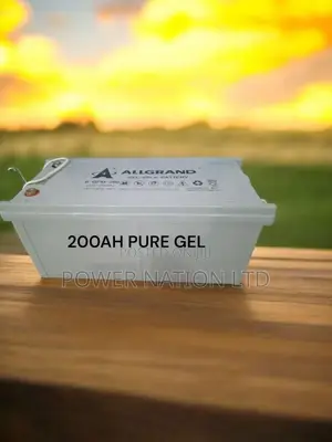 200ah Allgrand Pure Gel Battery Turbo Sun Picker