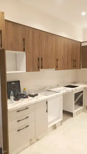 Golden Silver Kitchen Cabinets