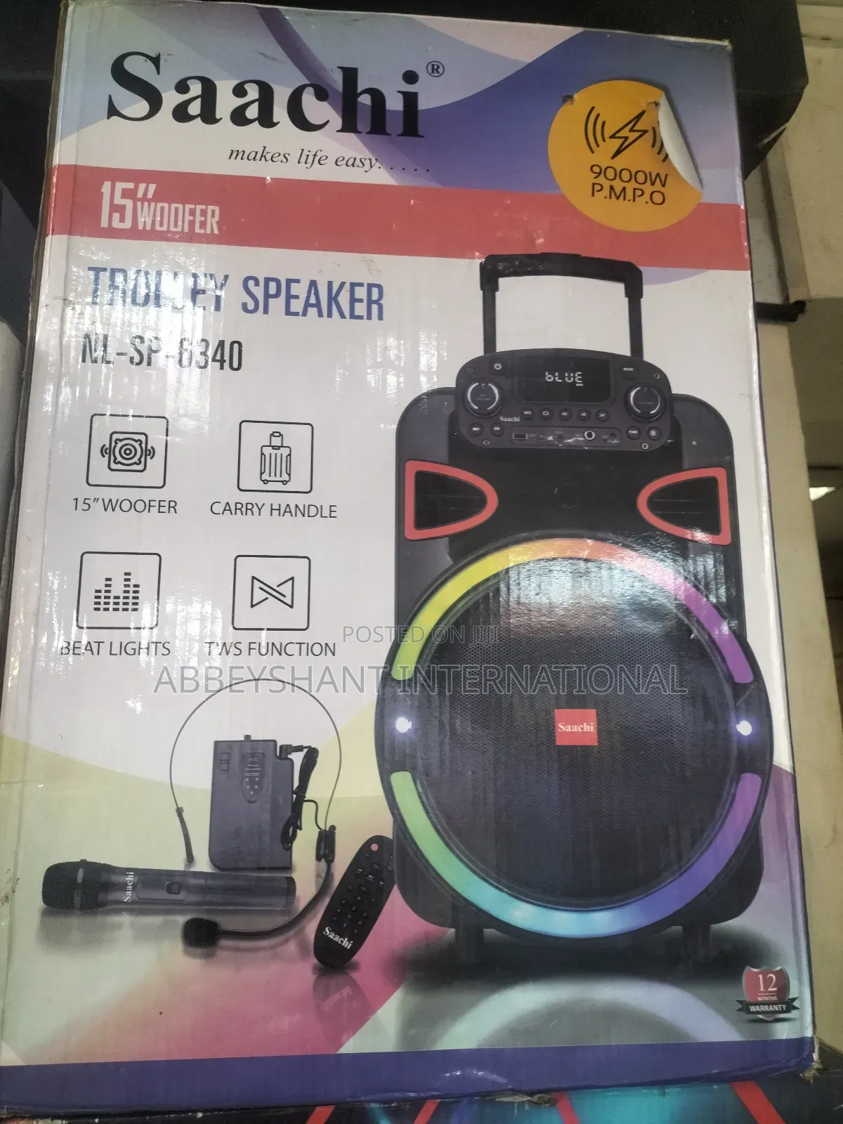Trolley Speaker /Rechargeable Gym Speaker