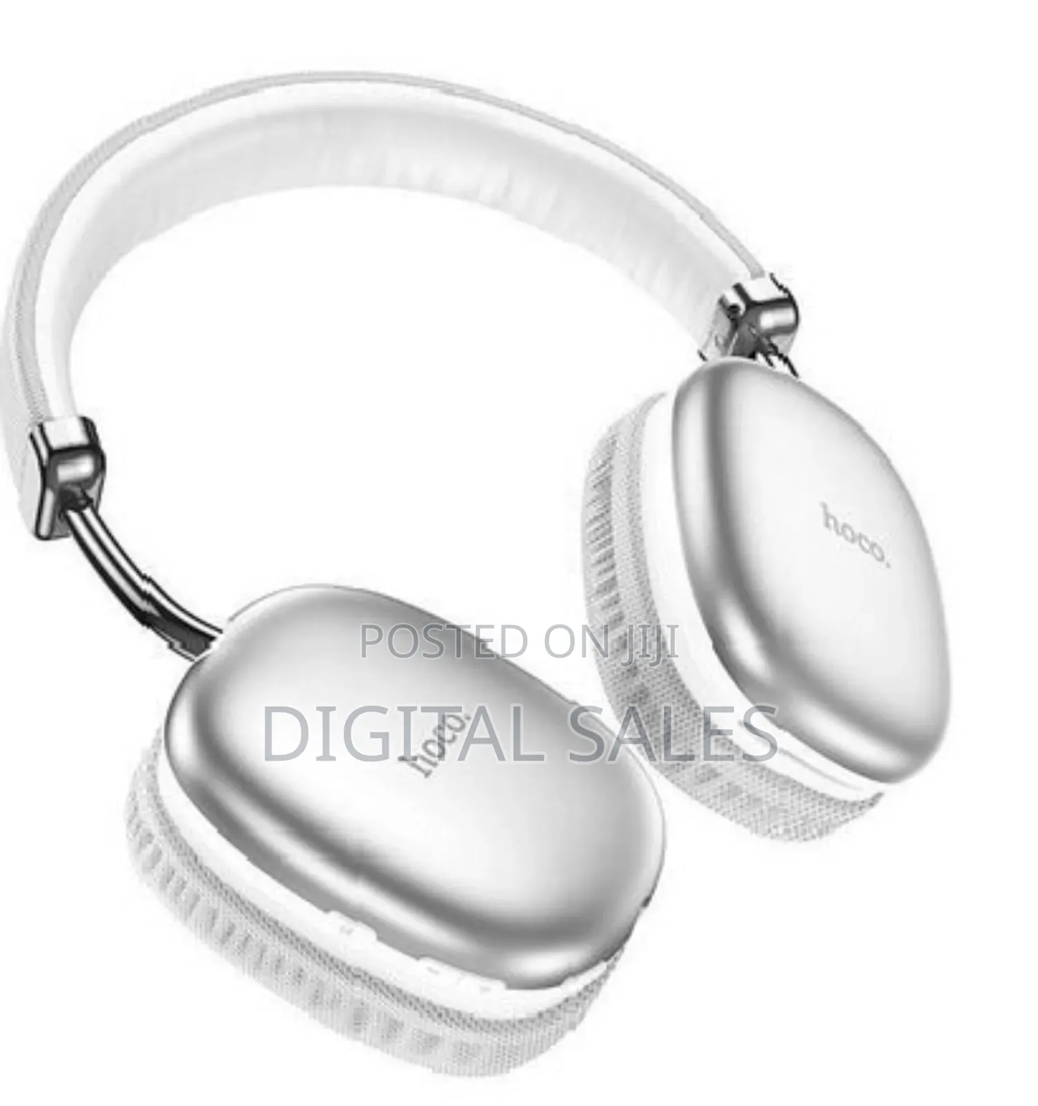 Headphones. Hoco Wireless Headphones_silver.