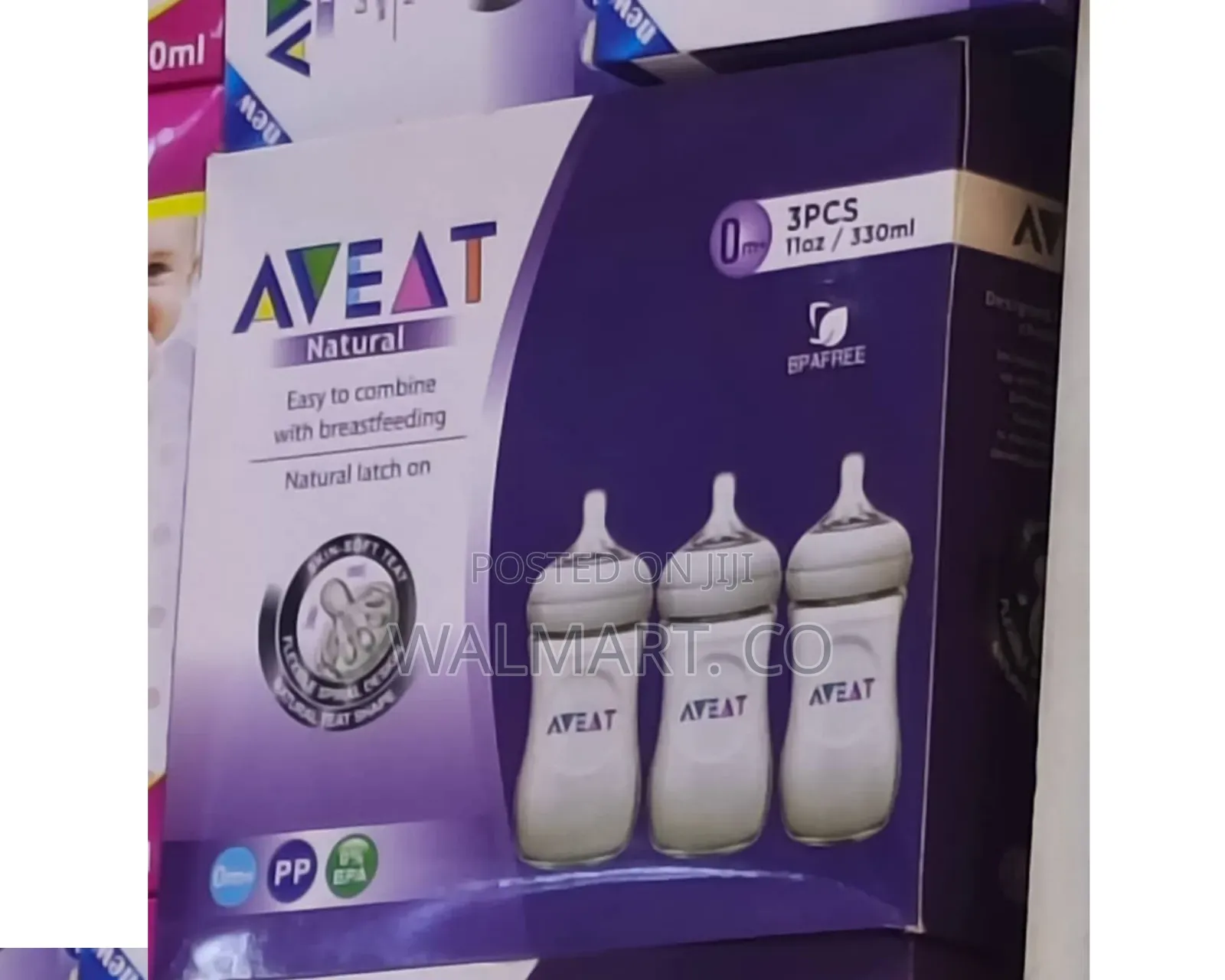 3 PCS Aveat Baby Feeding Bottles-330ml
