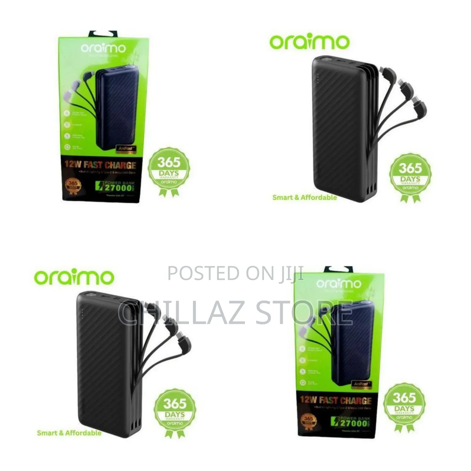 Oraimo 27000 Mah Power Bank.