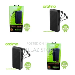 Oraimo 27000 Mah Power Bank.