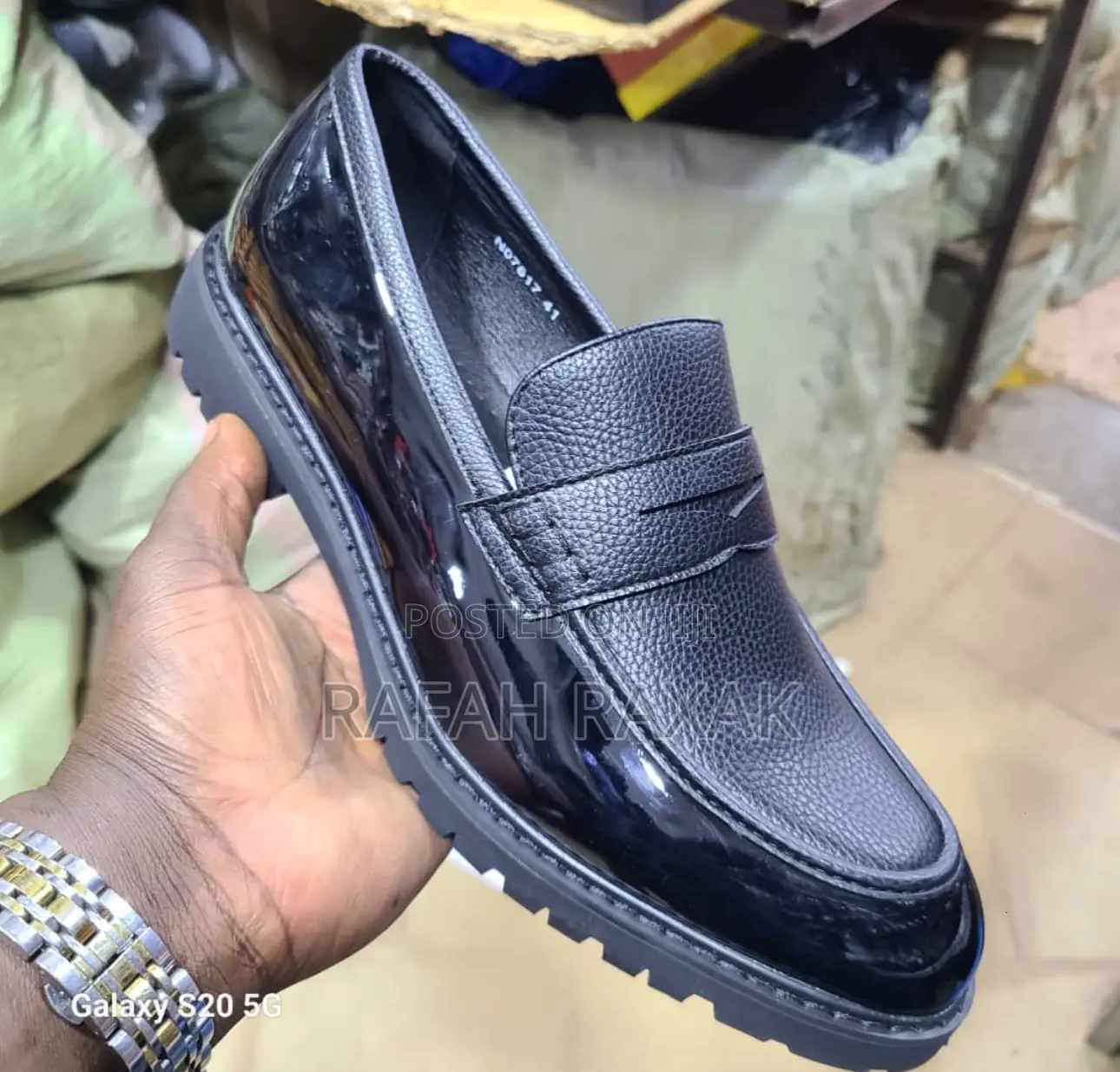 Classic Men’S Shinny Leather Patent Shoes