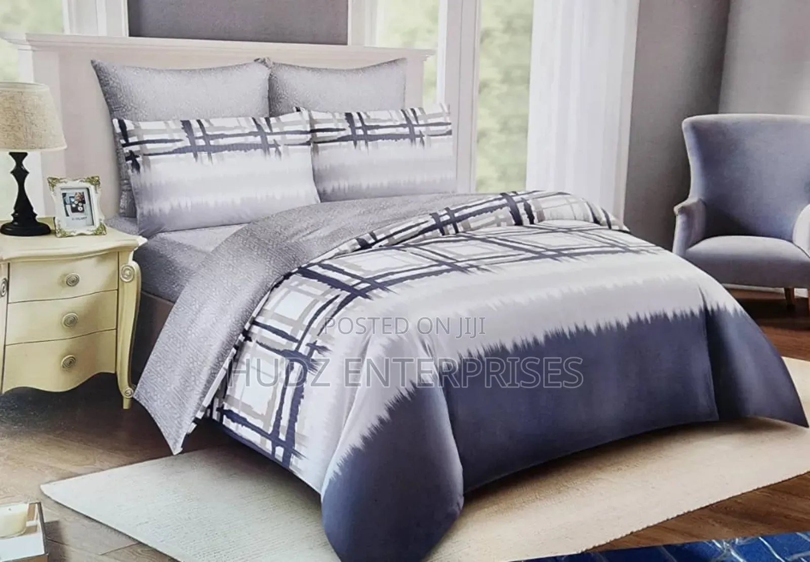 4pcs Latest Duvet 6x6 Grey
