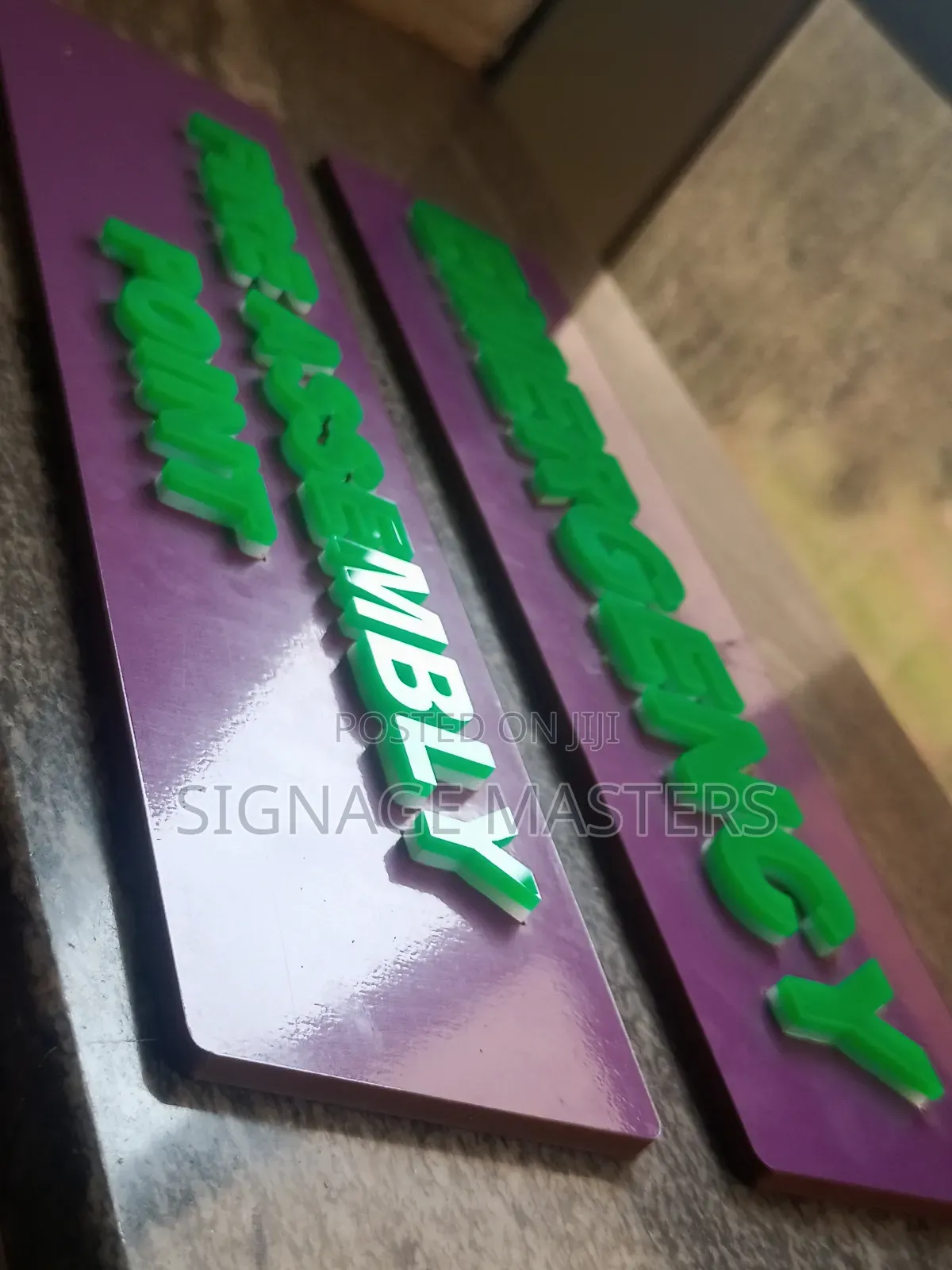 Laminated Foamboard Door Labels