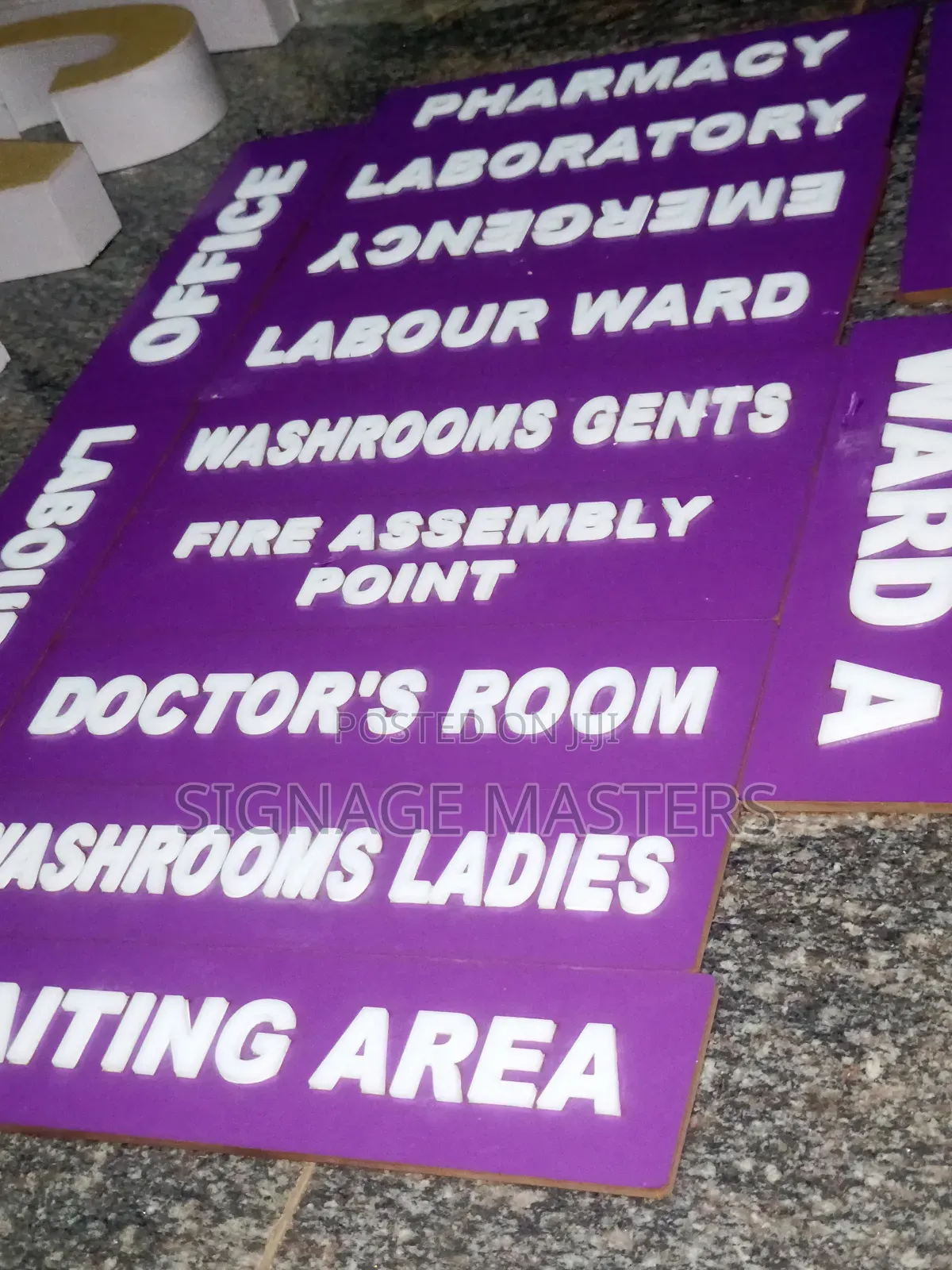 Laminated Foamboard Door Labels