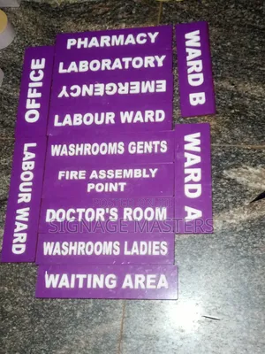 Laminated Foamboard Door Labels