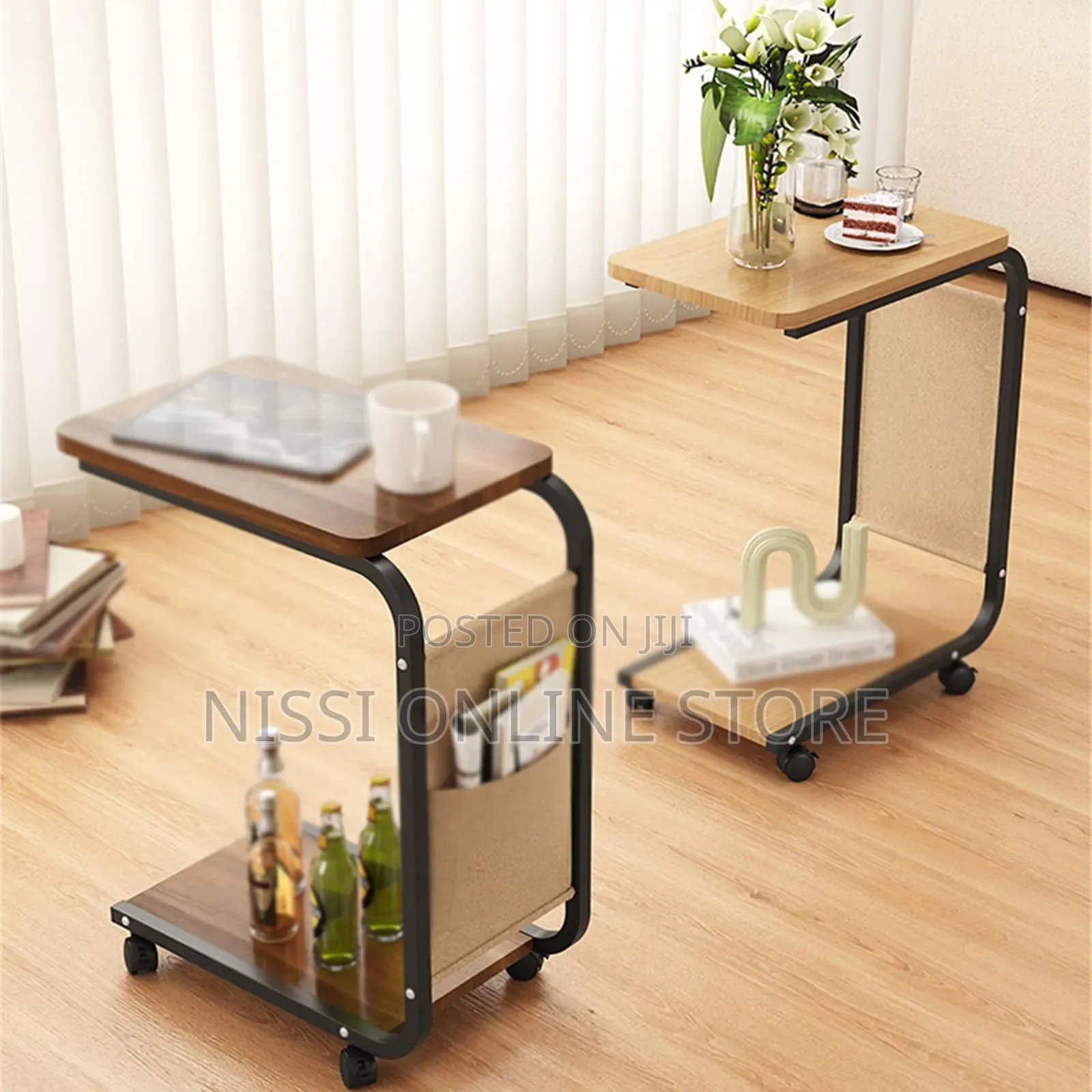 Movable Sofa End Table