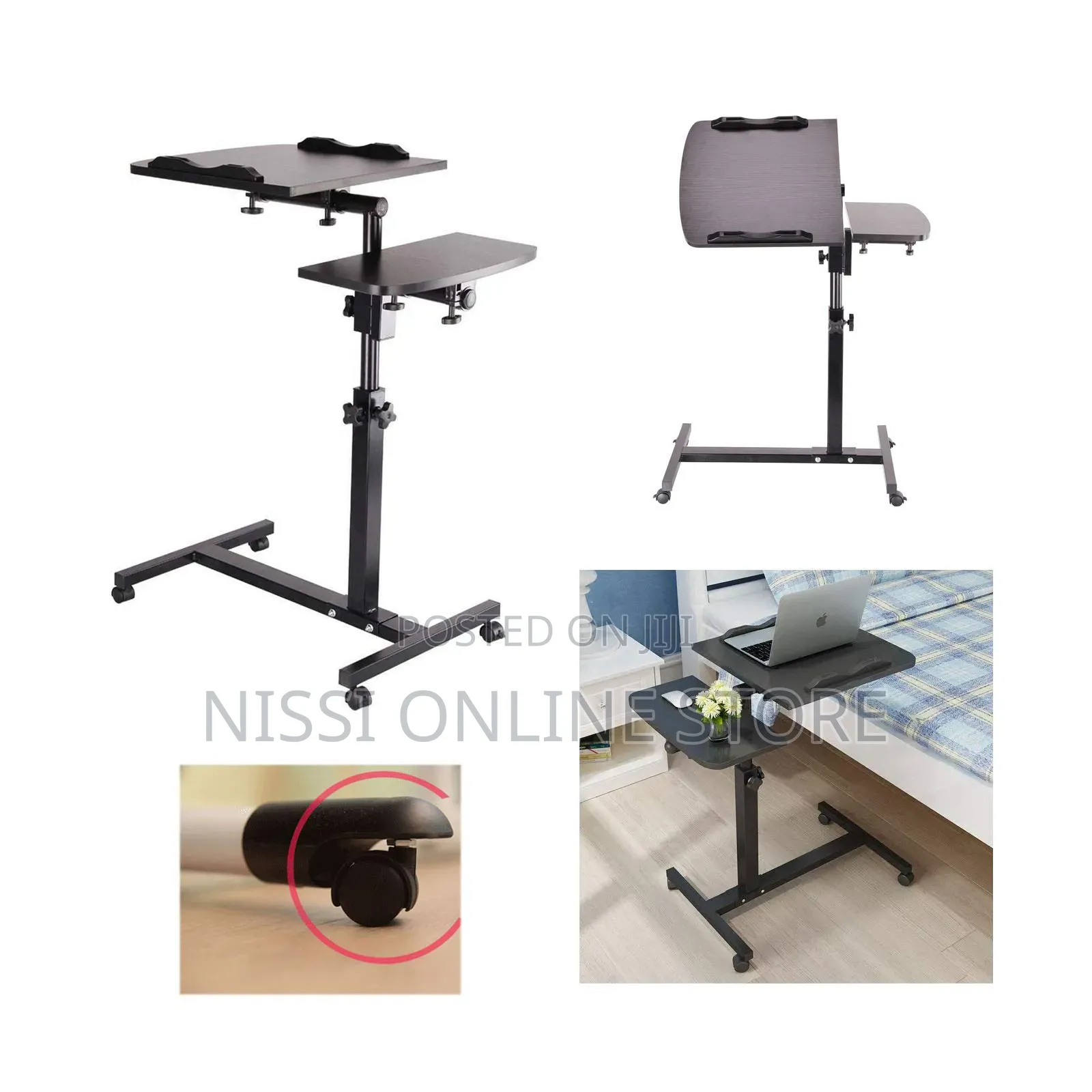 Adjustable Height Foldable Laptop Table