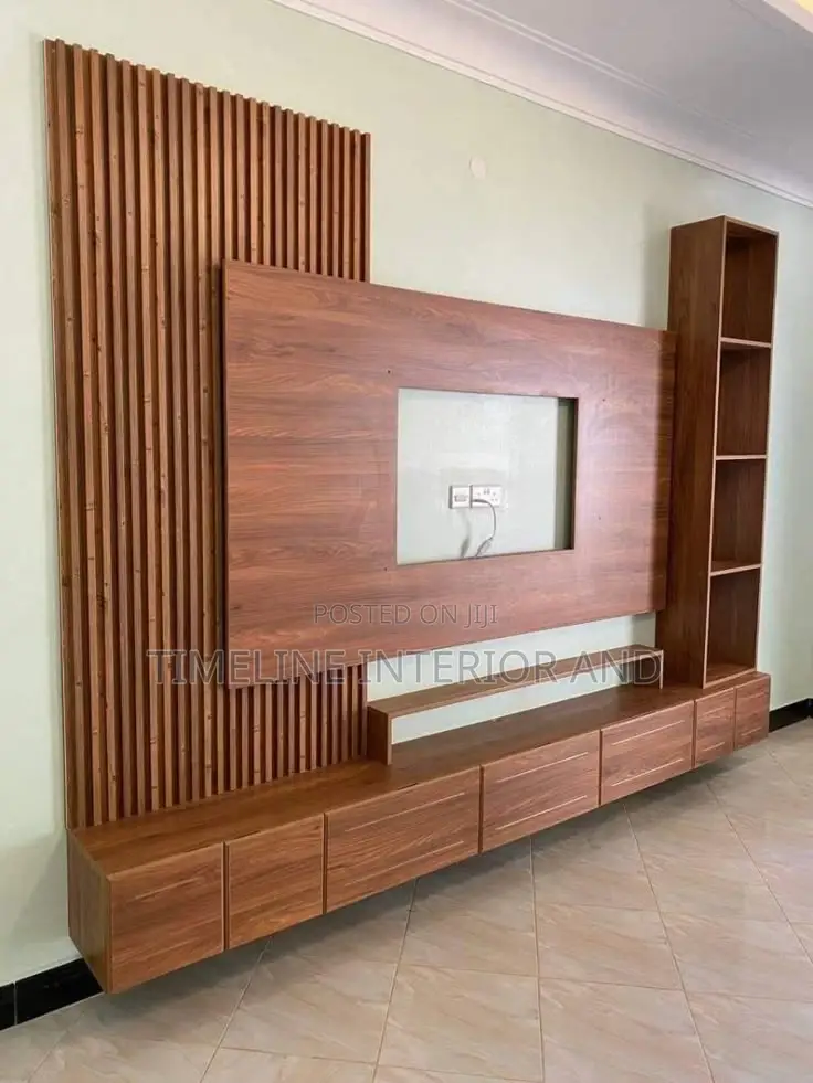 Artisanal Wooden Tv Unit