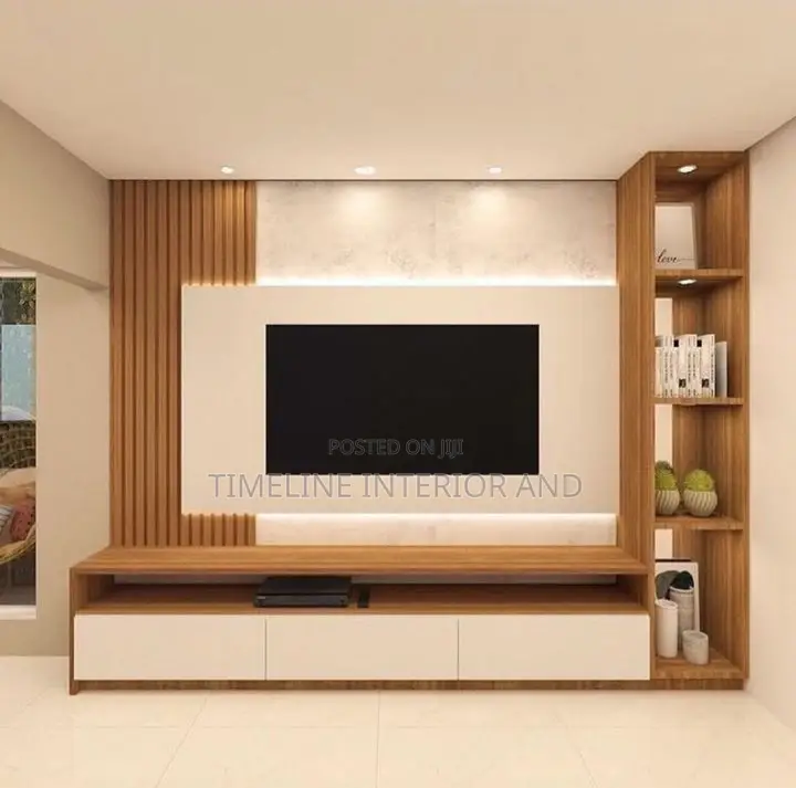 Eco-Friendly Wooden Tv Unit