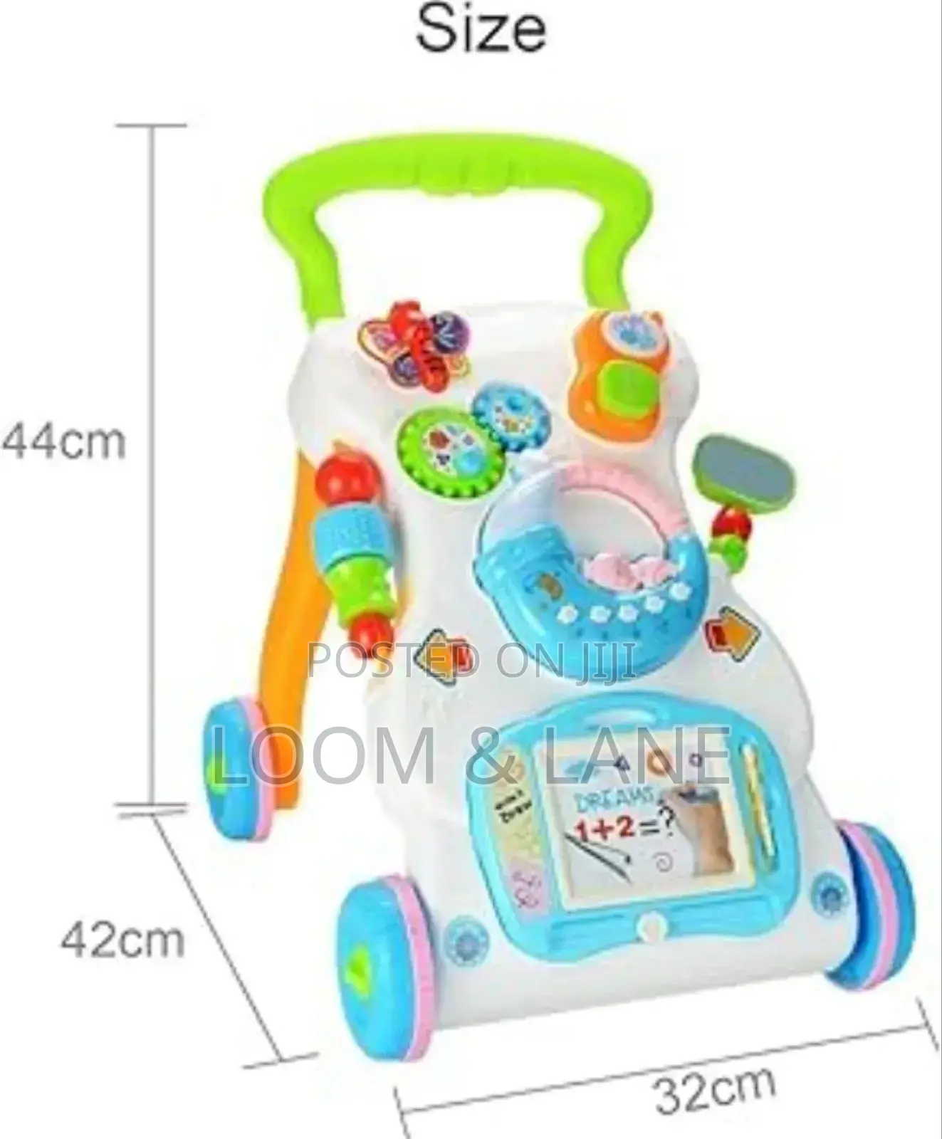 Sit to Stand Baby Walker With Music