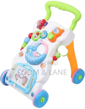 Sit to Stand Baby Walker With Music
