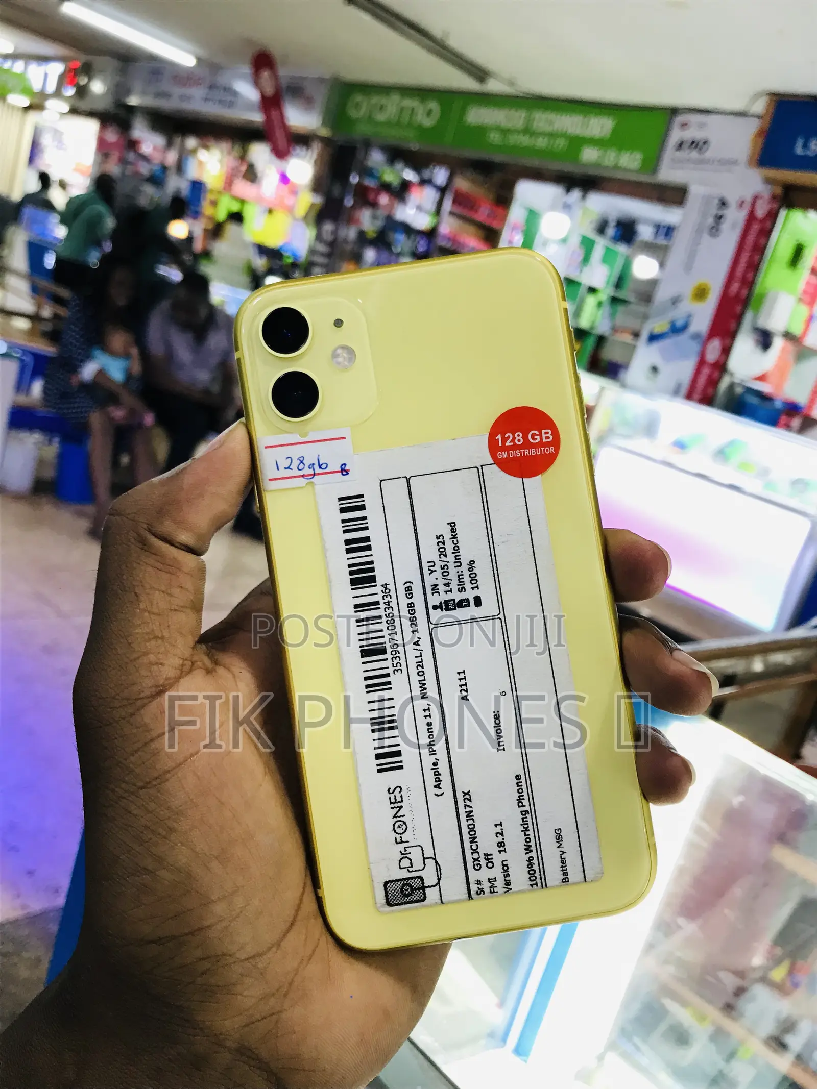 Apple iPhone 11 128 GB Yellow