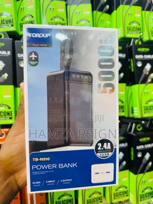Power Bank 50,000mah 2 Usb-1 Usb-C for Smart Phones Etc