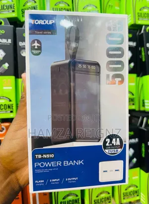 Power Bank 50,000mah 2 Usb-1 Usb-C for Smart Phones Etc