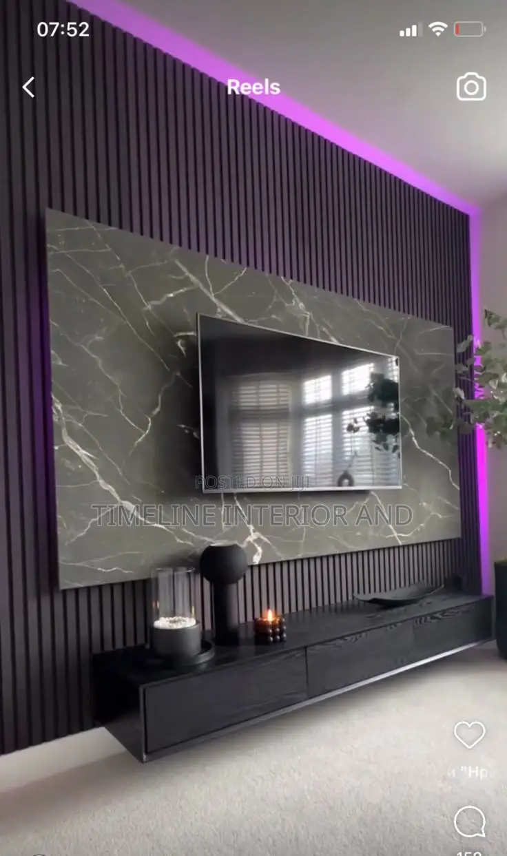 Urban Wooden Tv Unit Wall