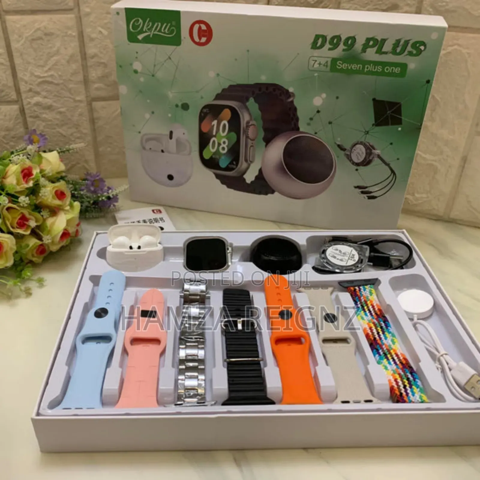 D99 Plus Smart Watch With Health Fitness Tracker