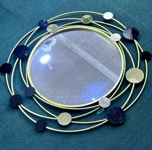 Fashion Gold Round Mirror