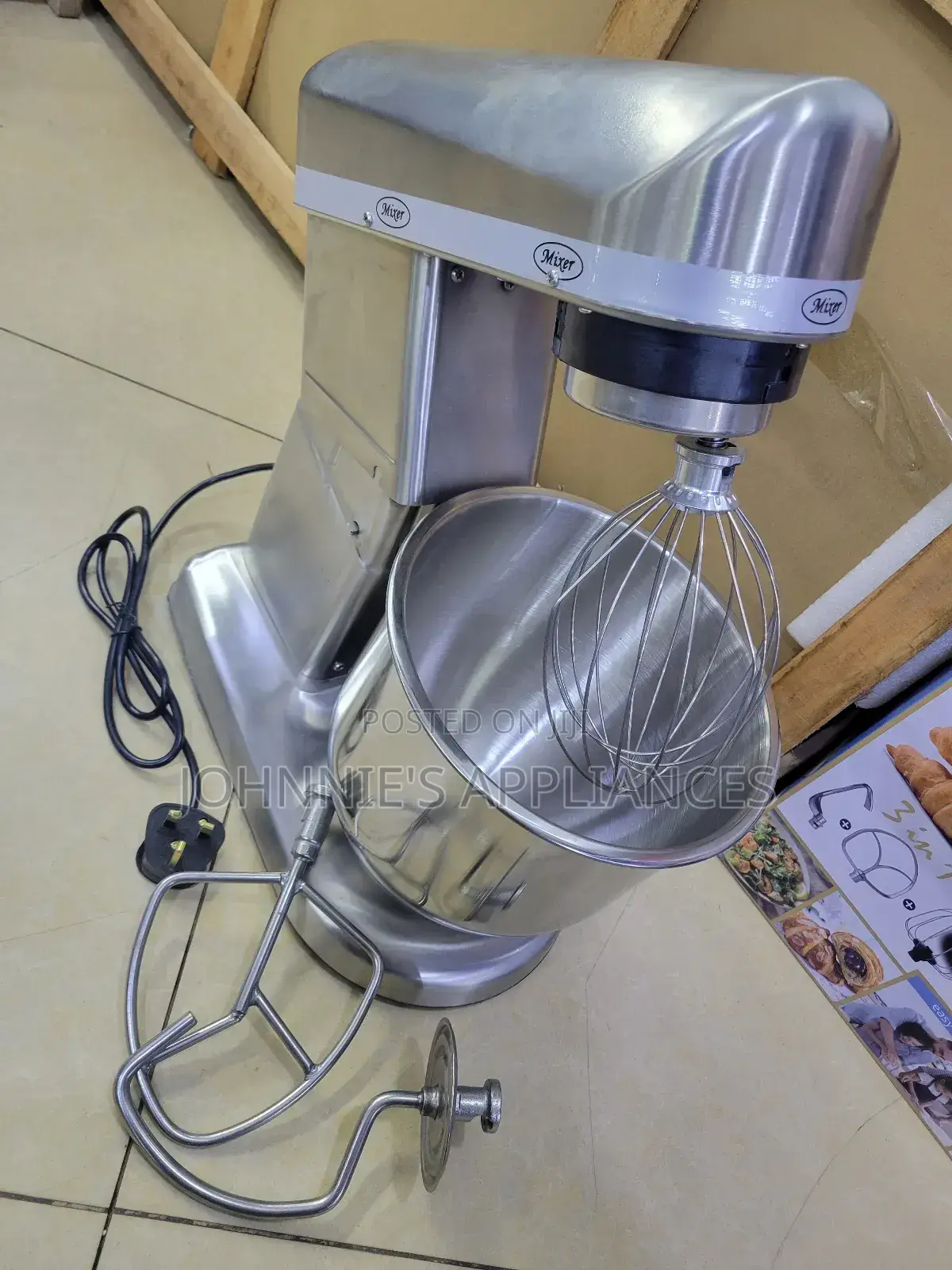 3in1cake Stand Mixer Commercial 7l