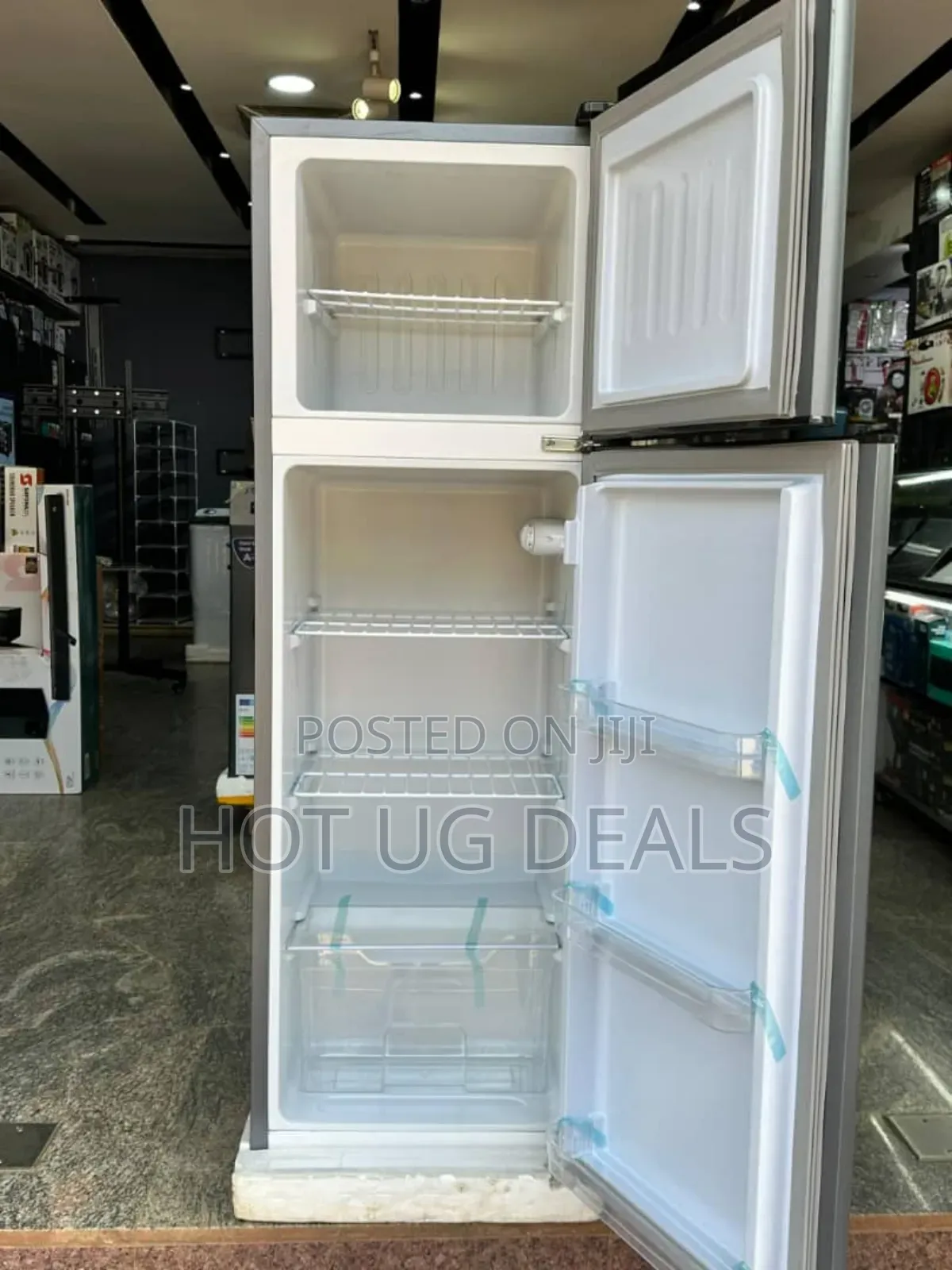 Florsa 168 Litres Double Door Fridge (3yrs Wrty) - Grey