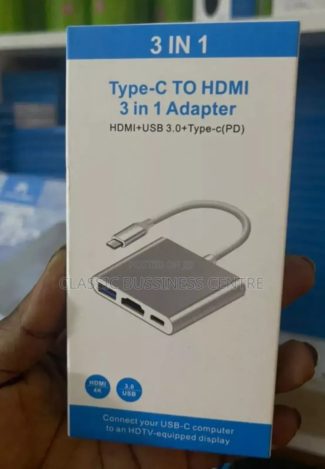 Hdmi + Type C + Usb 3.0 Adapter