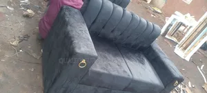 Black Sofa/Real Living Room Sofa