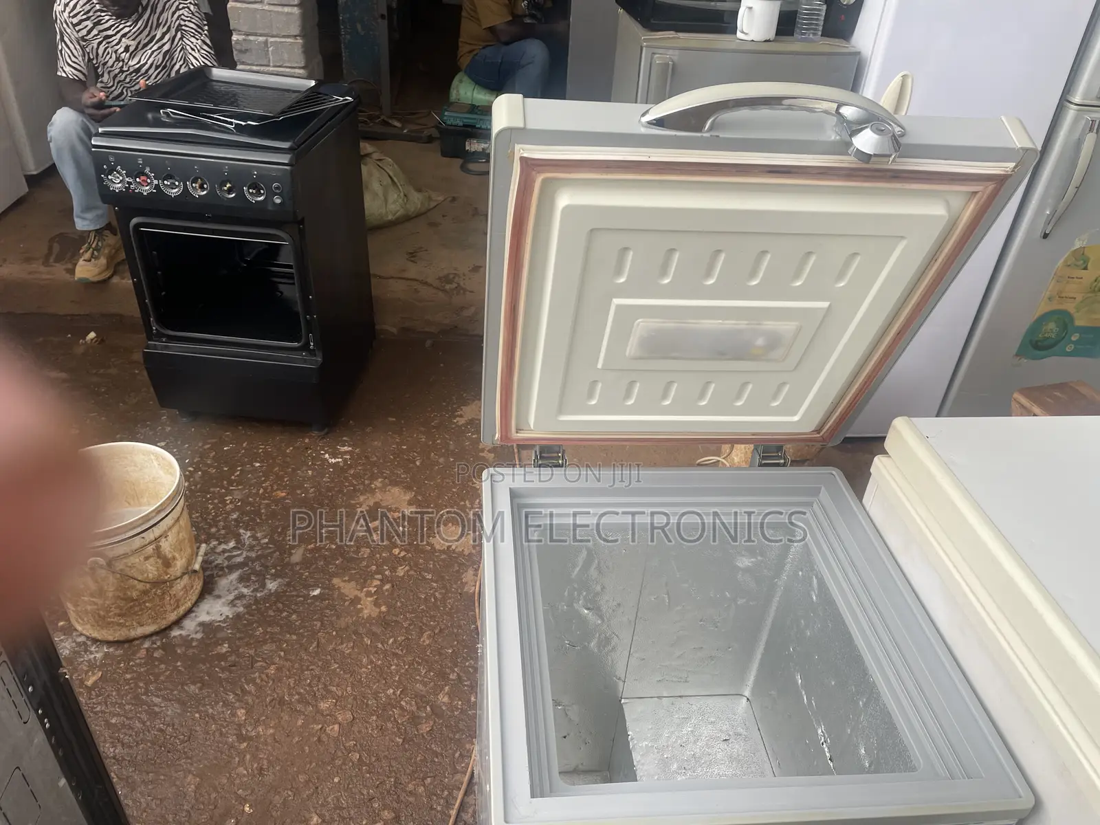 Adh Used Grey Deep Freezer