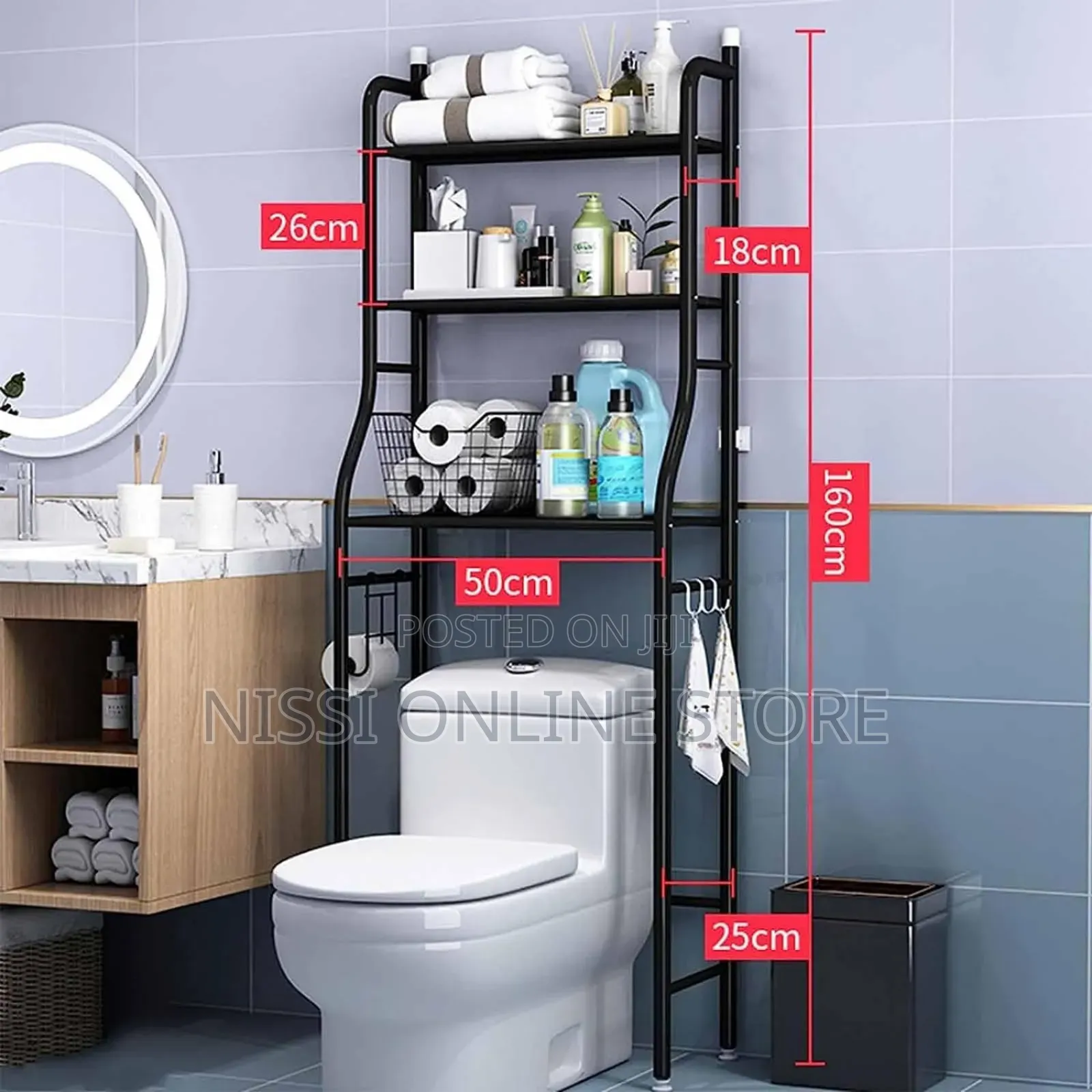 Steel Toilet Rack