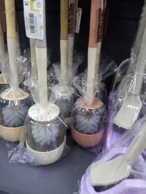 Toilet Brush Clear Glass