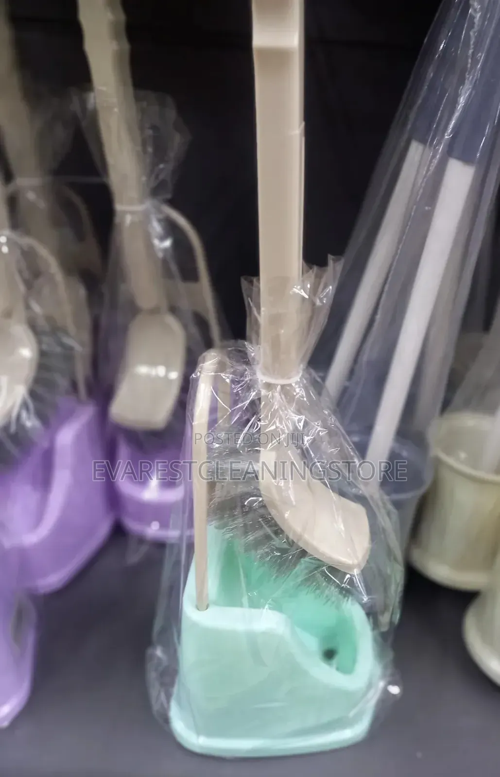Toilet Brush With Side Brushes