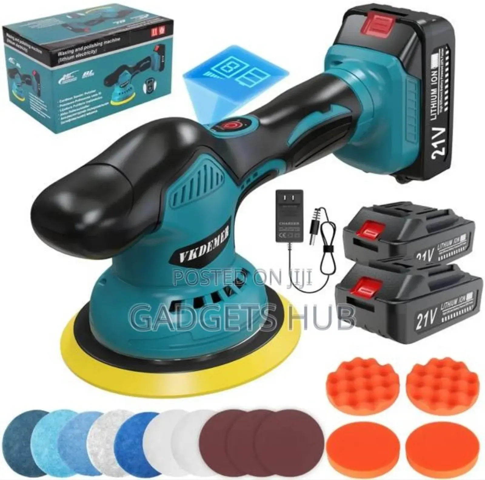 Car Polisher Machine Cordless Mini Battery 6inch Dual Action