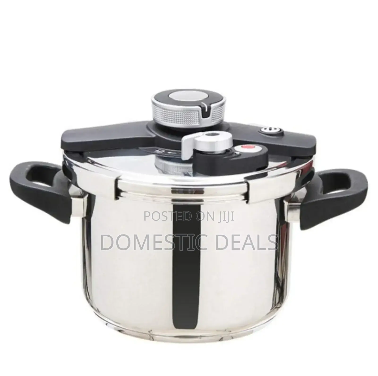 Knob Type 9l Pressure Cooker - Silver