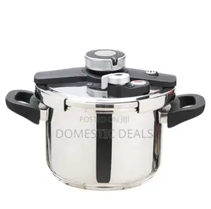 Knob Type 9l Pressure Cooker - Silver
