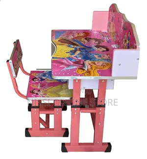 Photo - Adjustable Kids Character Study Table and Chair