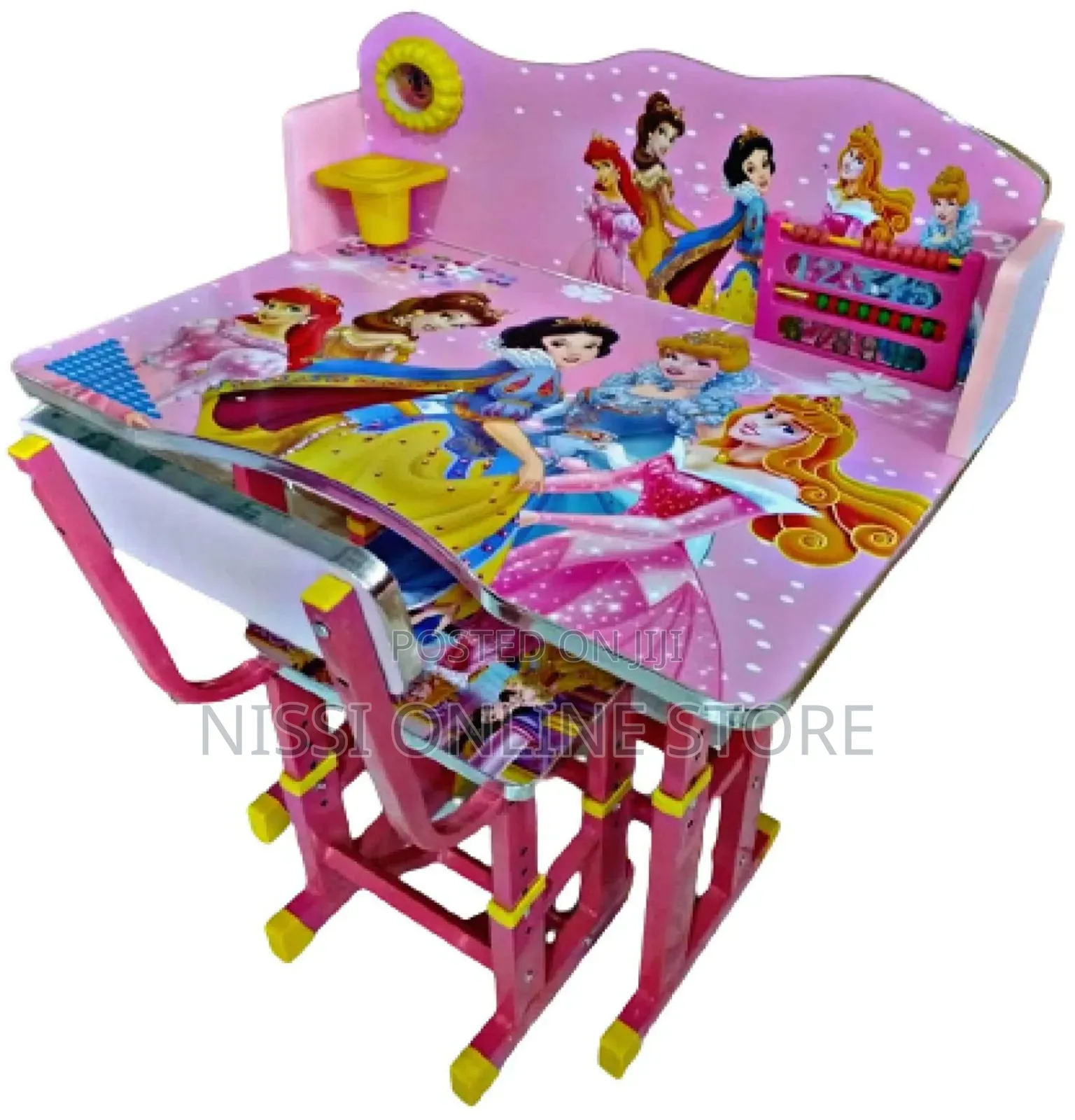 Adjustable Kids Character Study Table and Chair