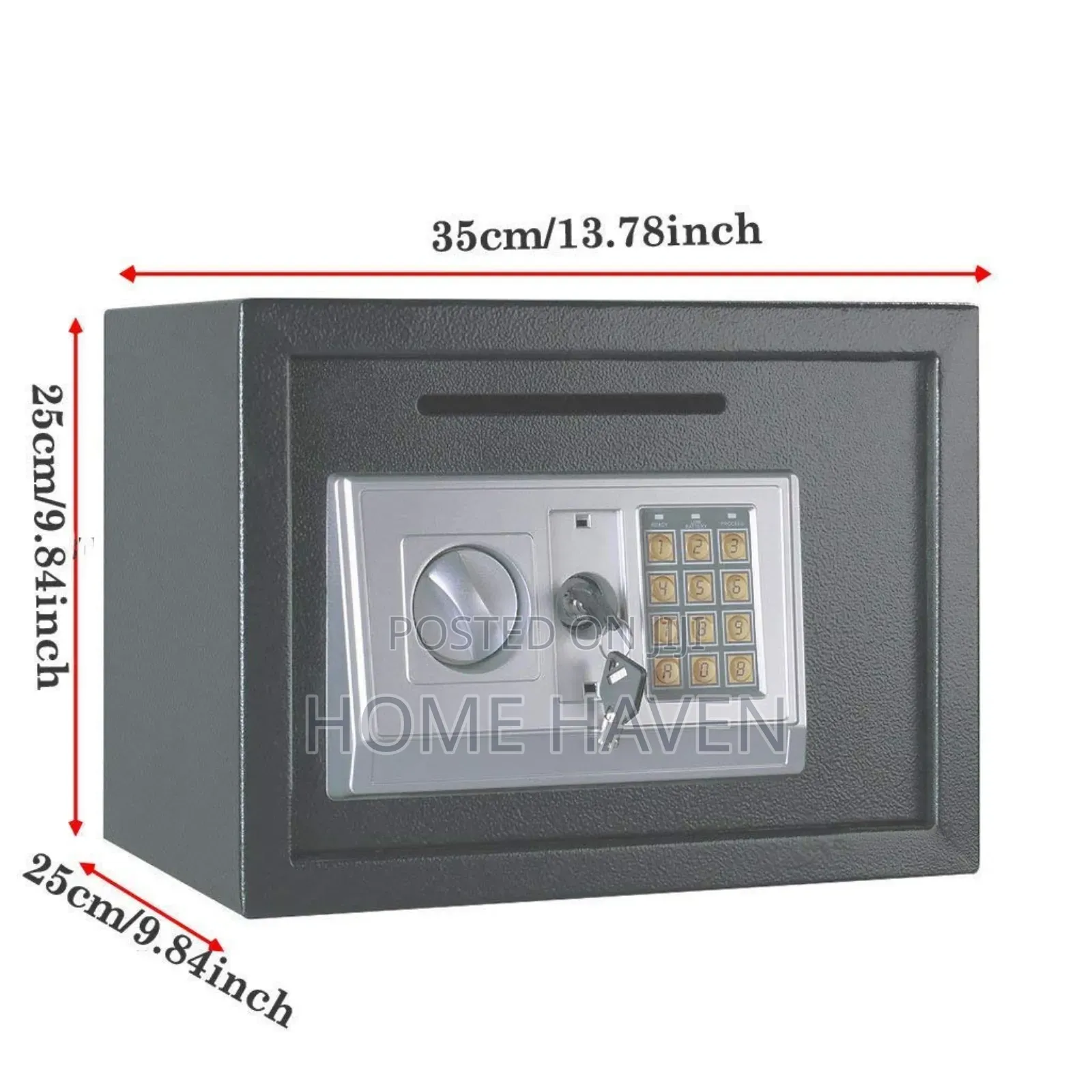 T20 Solid Steel Electric Digital Safe Box.