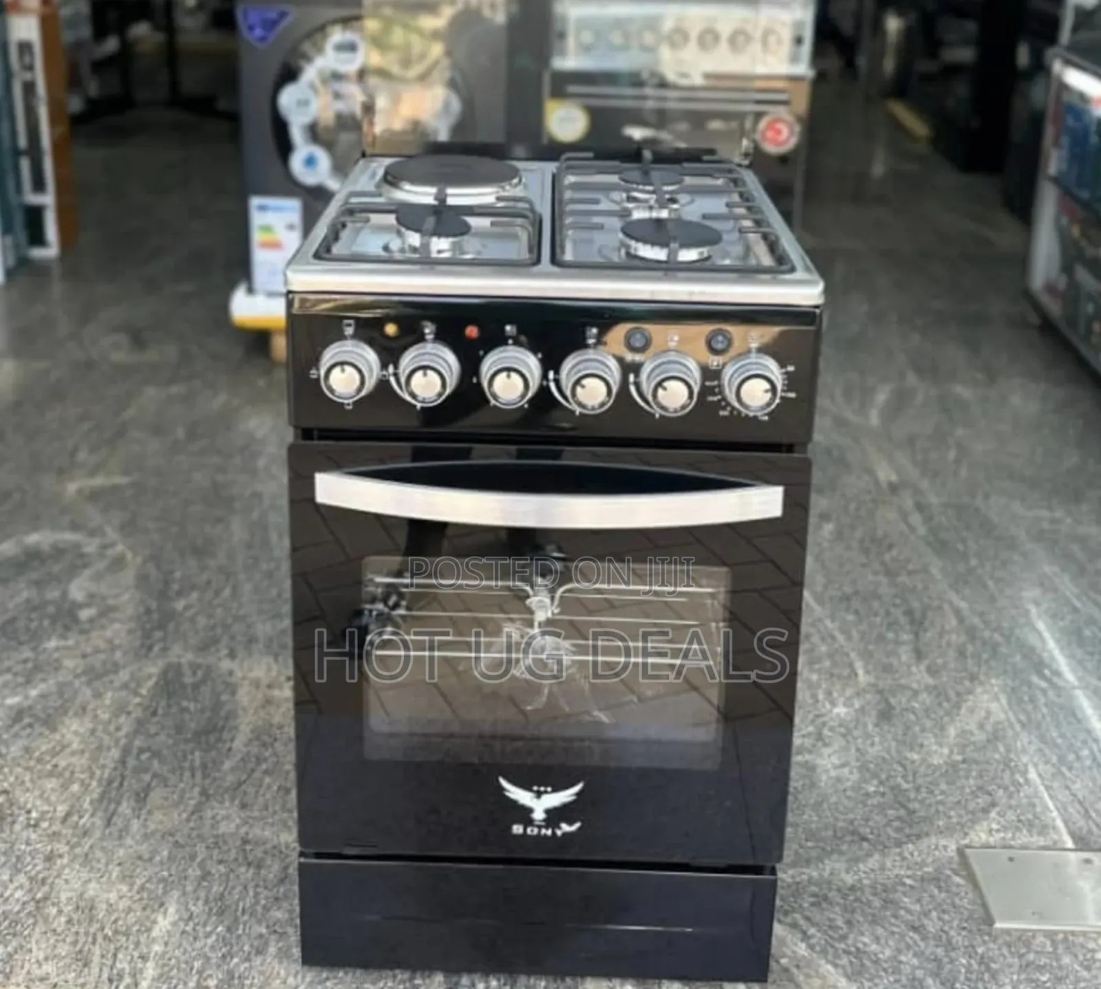 Sony 3 Gas + 1 Electric Cooker With An Electric Oven 50*50cm
