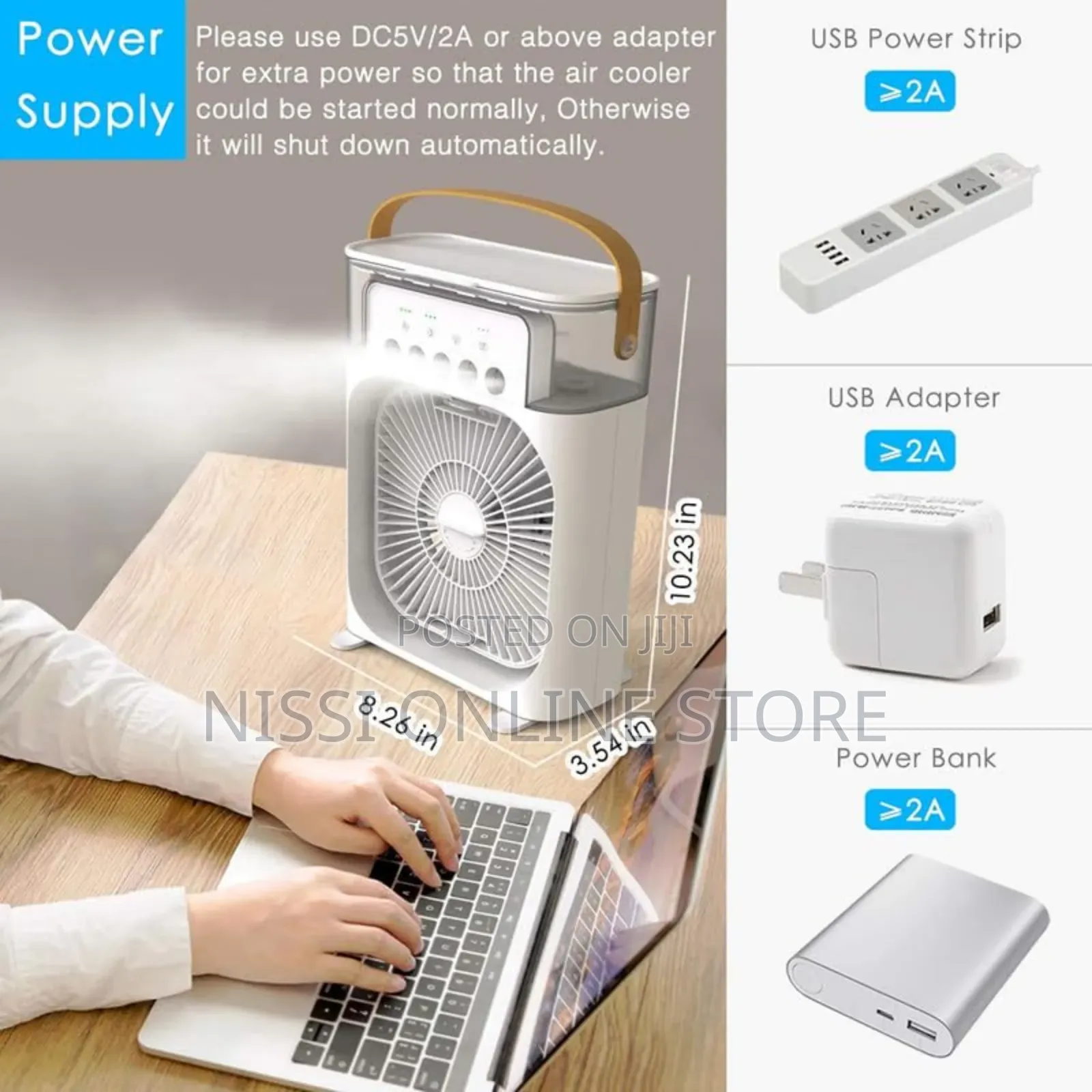 Mini Portable Air Cooler and Humidifier