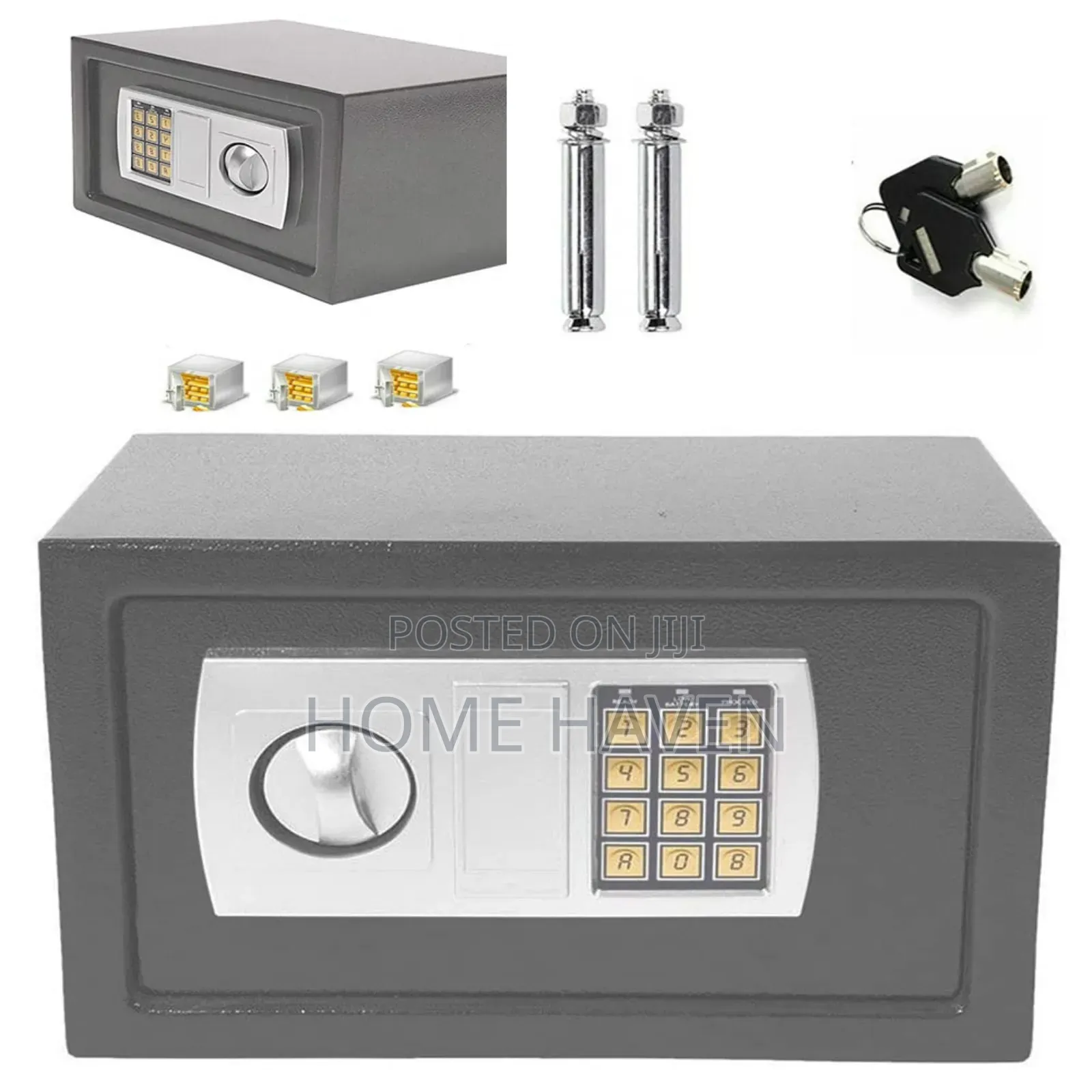 Ea38 Electronic Digital Steel Cash Safe Box