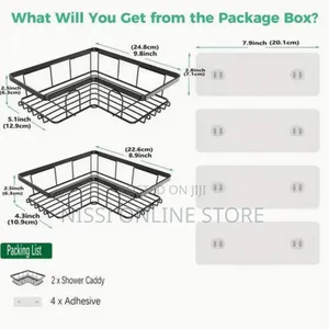 5pcs Corner Shower Caddy